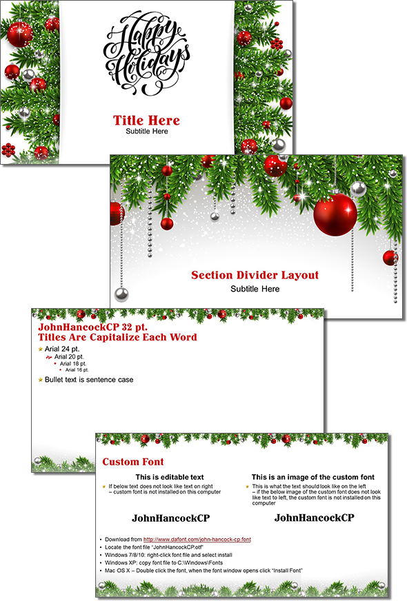 Power Point Holiday Template from www.thepowerpointblog.com